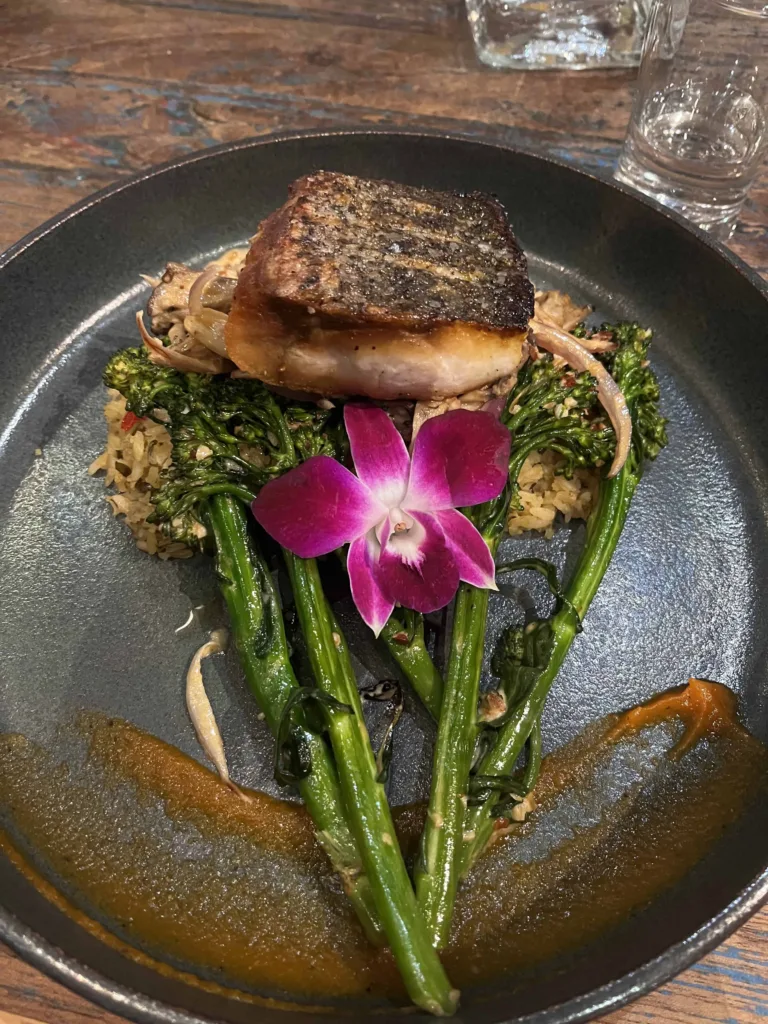 Sea Bass entree