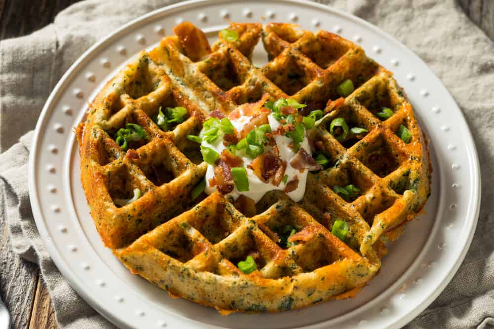 Bacon waffles