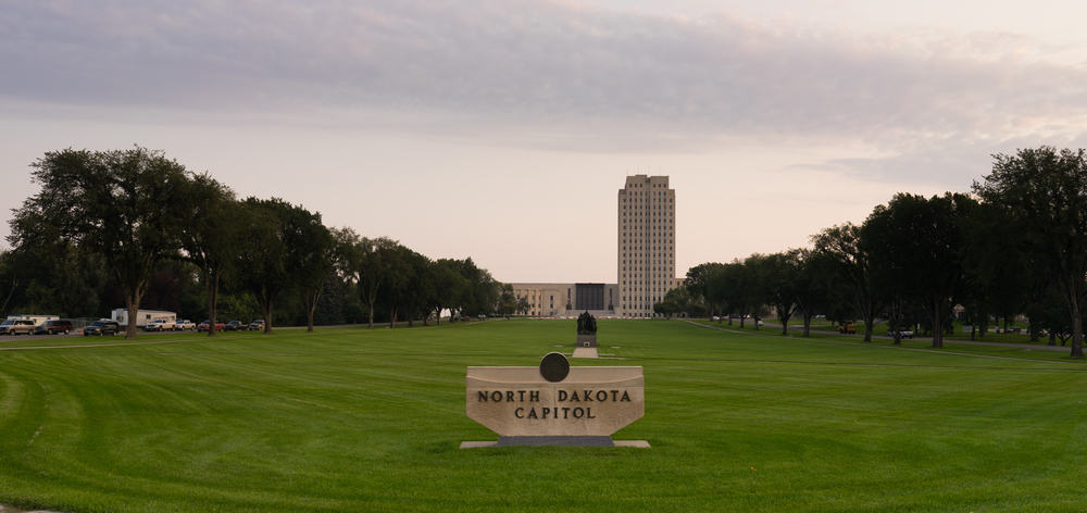 State Capital grounds at Bismarck, North Dakota
