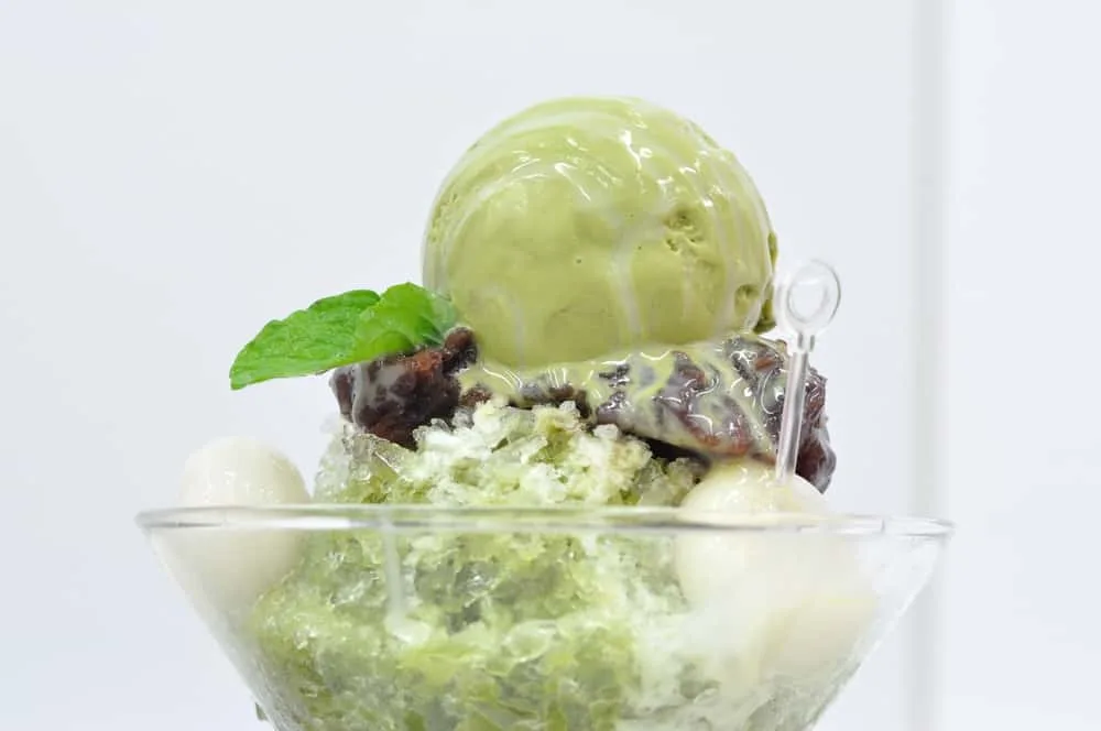 green tea mochi ice cream