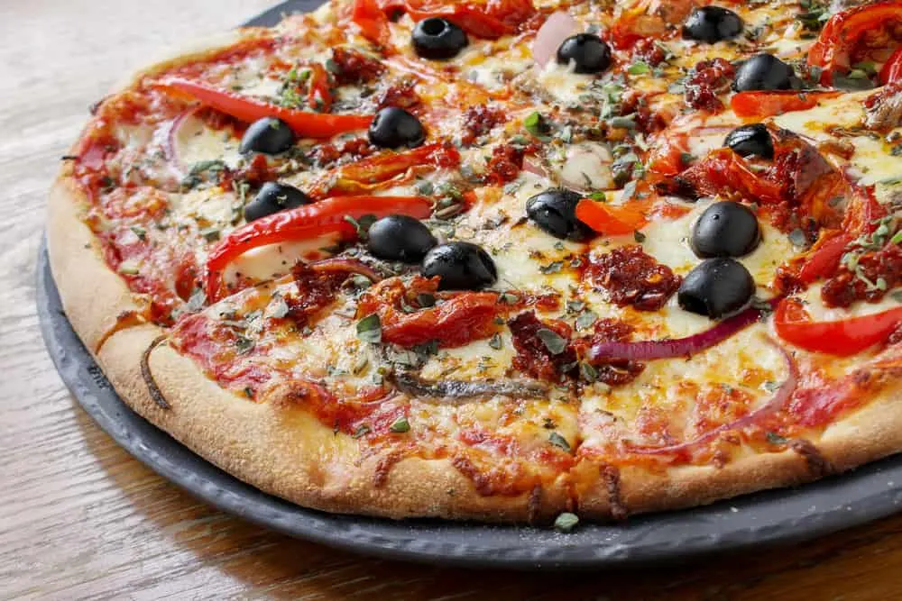 pizza at Bruno's Pizza
