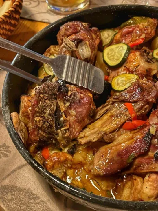 lamb meat peka