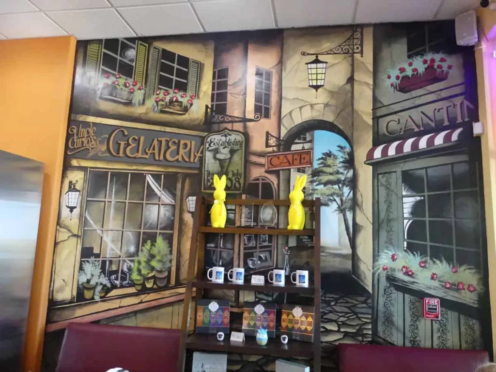 Fort Pierce Restaurants - Uncle Carlos Gelato mural