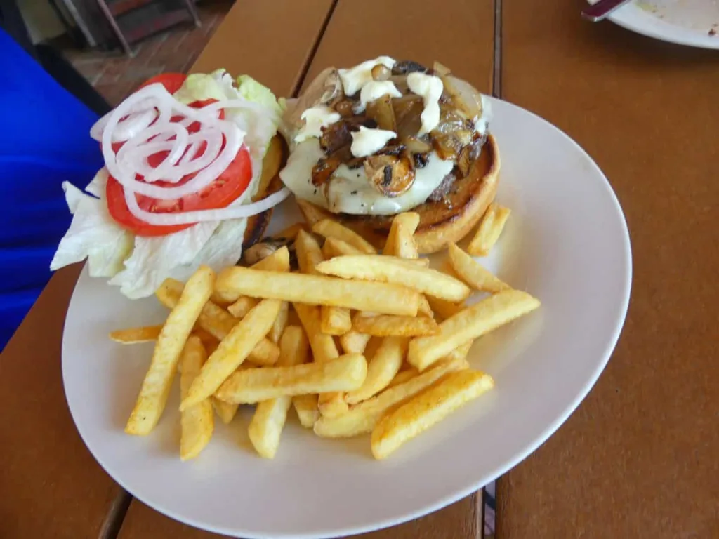 Fort Pierce Restaurants - Charlene's Coyote Grill burger