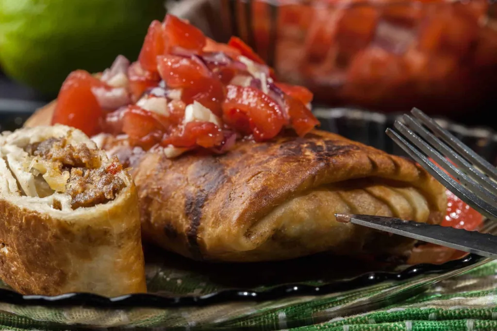 Mexican chimichanga - some of the best Mexican food in Prescott