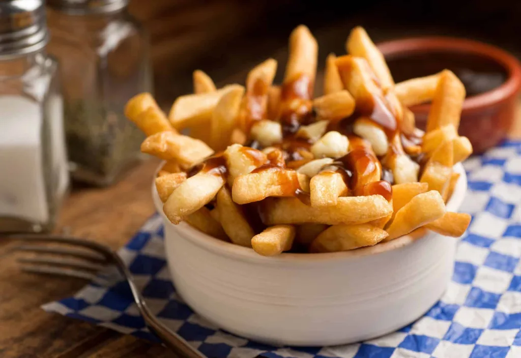 Poutine in one of the restaurants with the best breakfast in Whistler BC