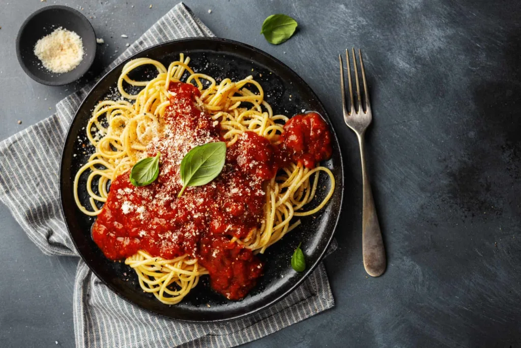 Pasta Served in one of the best restaurants for pizza in Vallejo
