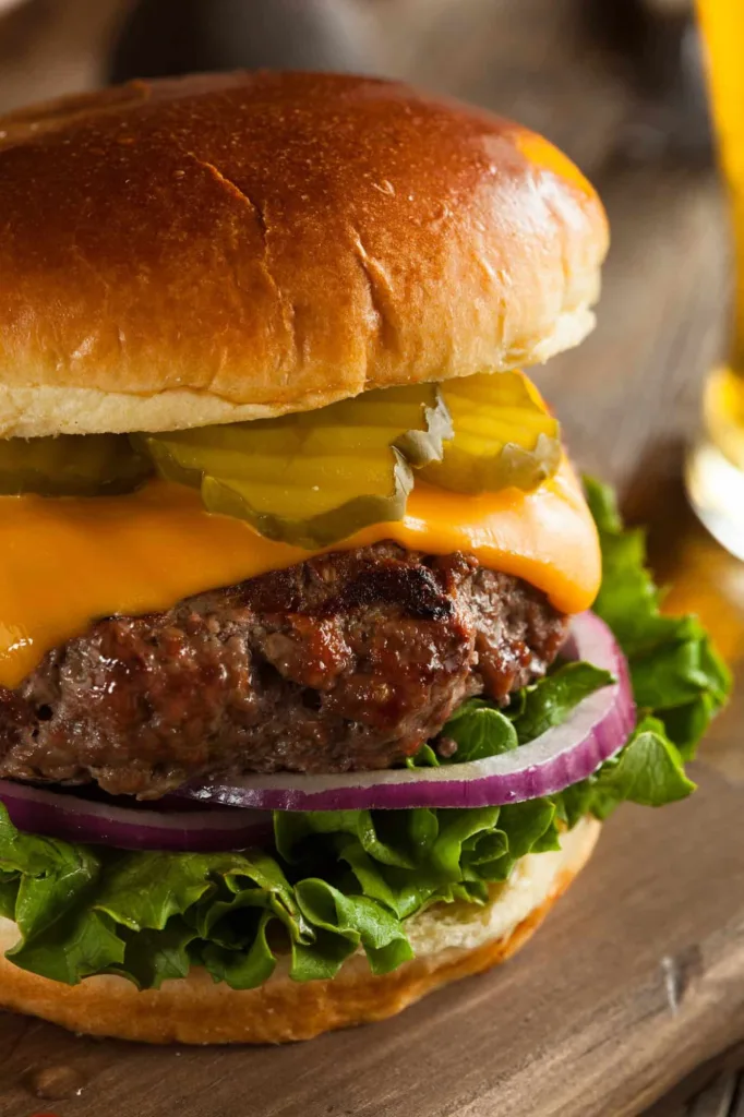 Burger from one of the best Restaurants in Newcastle Wyoming