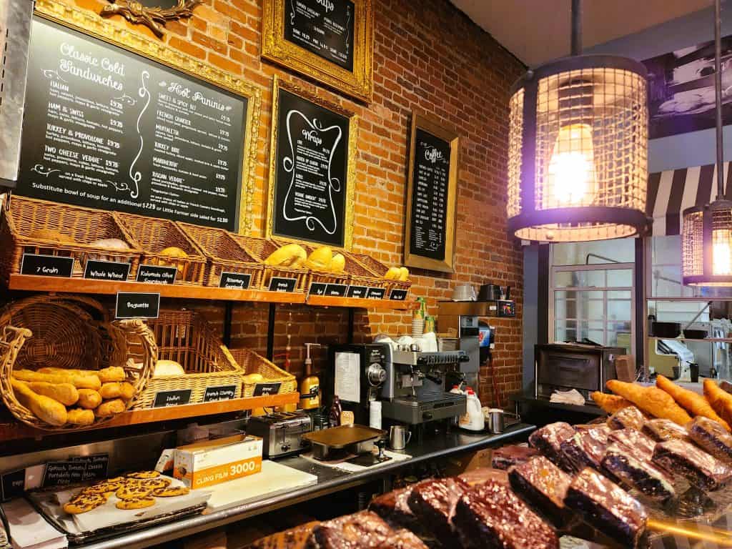 On The Rise Bread Co. counter