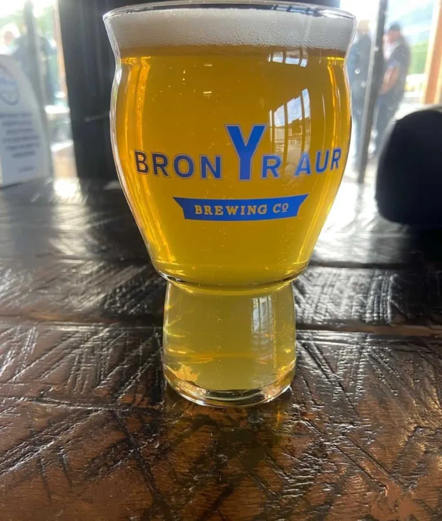Bron Yr Aur Brewery beer in one of the best Yakima Valley Wineries