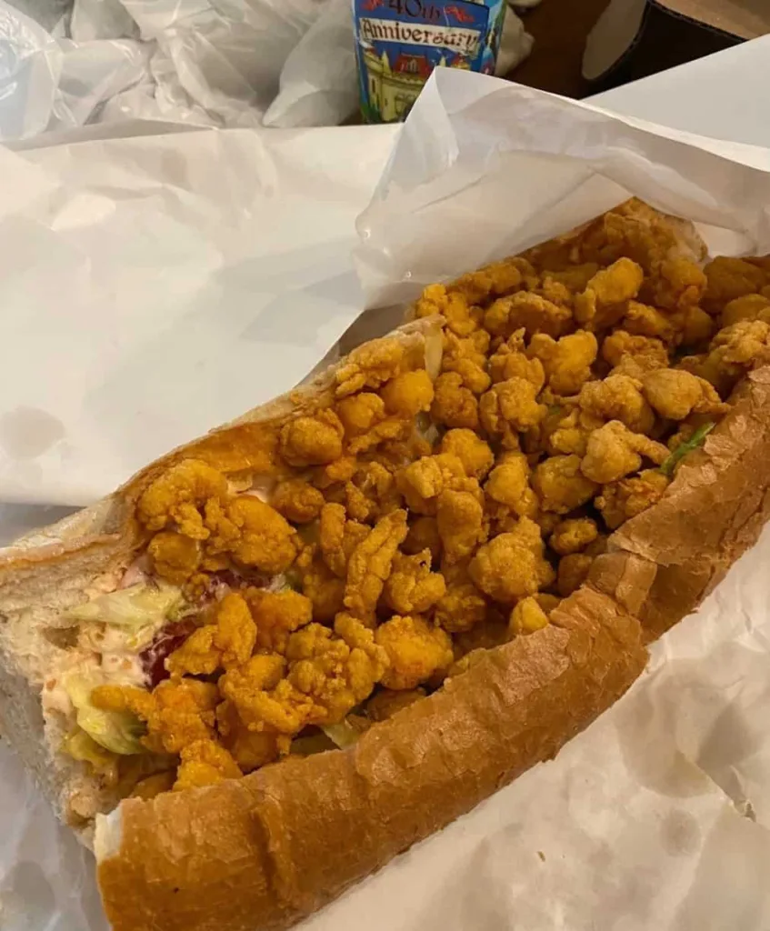 shrimp poboy