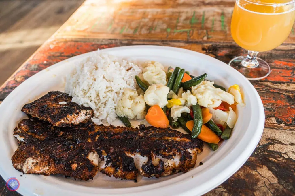blackened rockfish