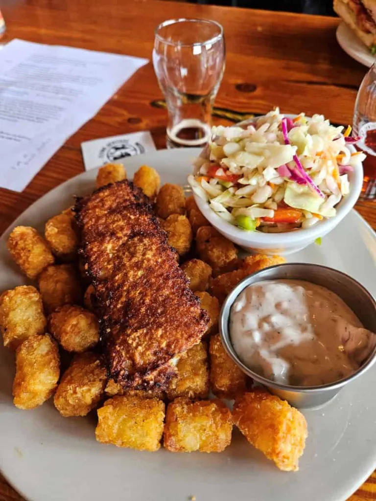 Blonde Ale Batter Cod with Panko breadcrumbs
