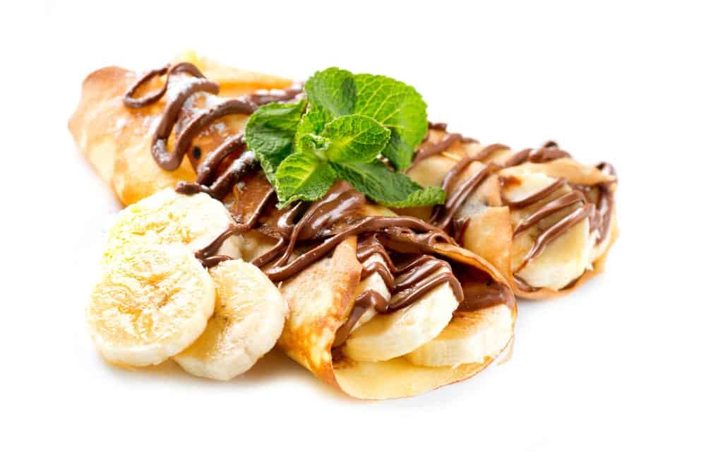 Nutella and banana crêpe