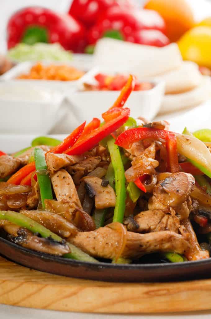 Fajitas at La Chinita Mexican Restaurant