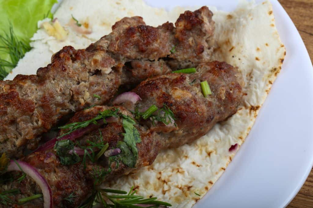 Meat-Kebab-with-Naan