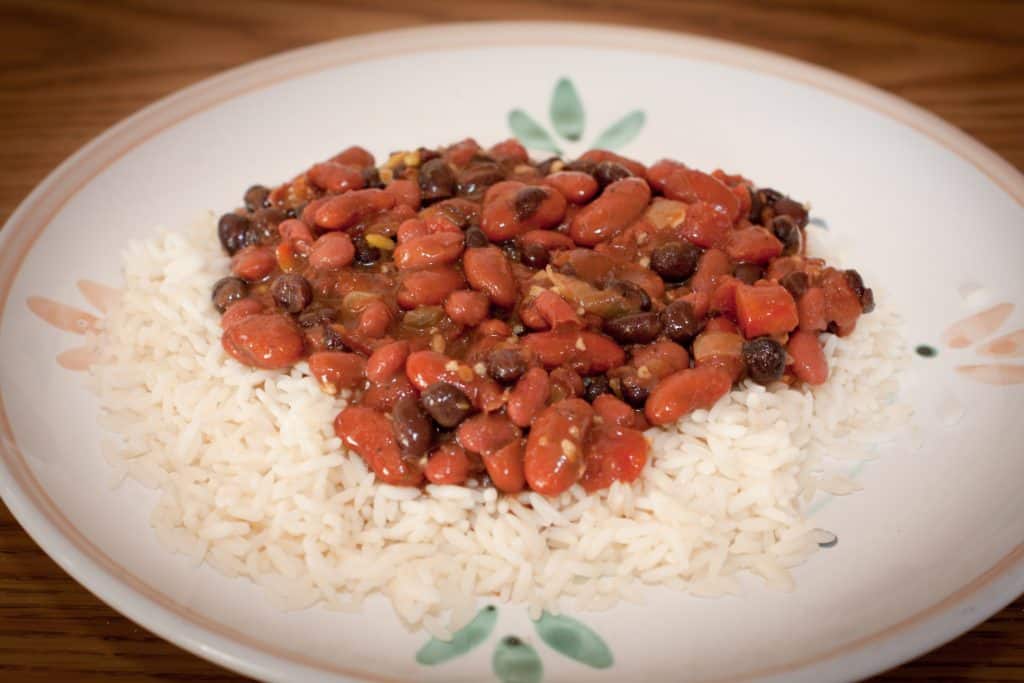 red beans and rice at Todd Brian's Brick Street Cafe & Tavern