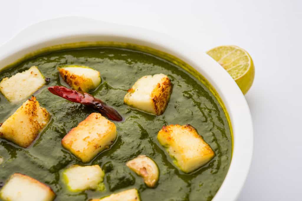 Palak Paneer at Royal of India
