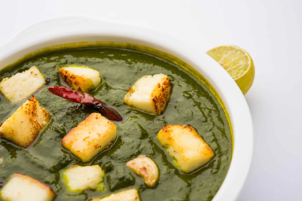 Palak Paneer at Royal of India