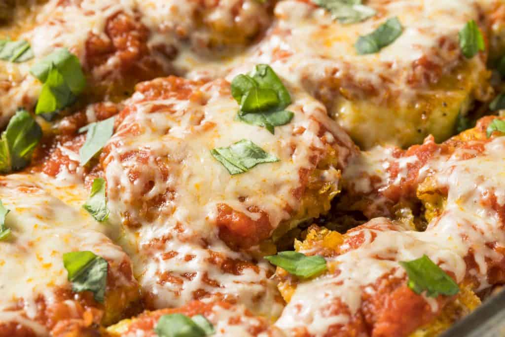 Eggplant Parmesan at Pane Vino on the River