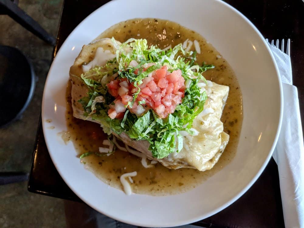 Green Chili Breakfast Burrito