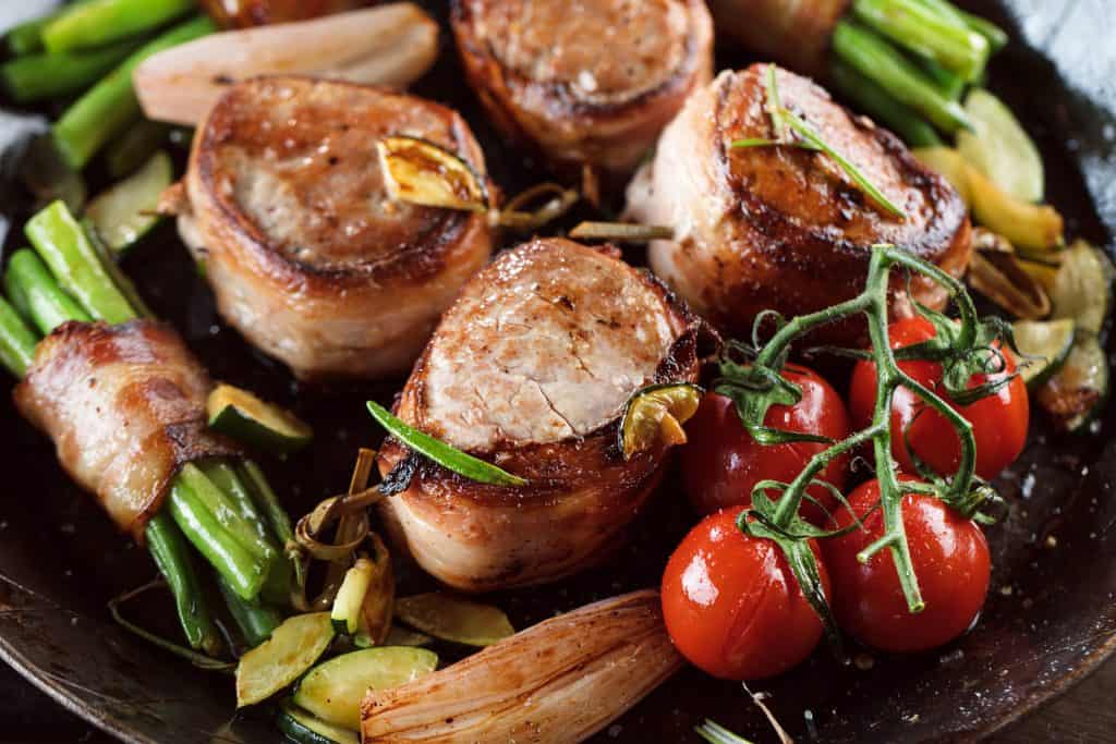 Pork Medallions at Le Fou Frog