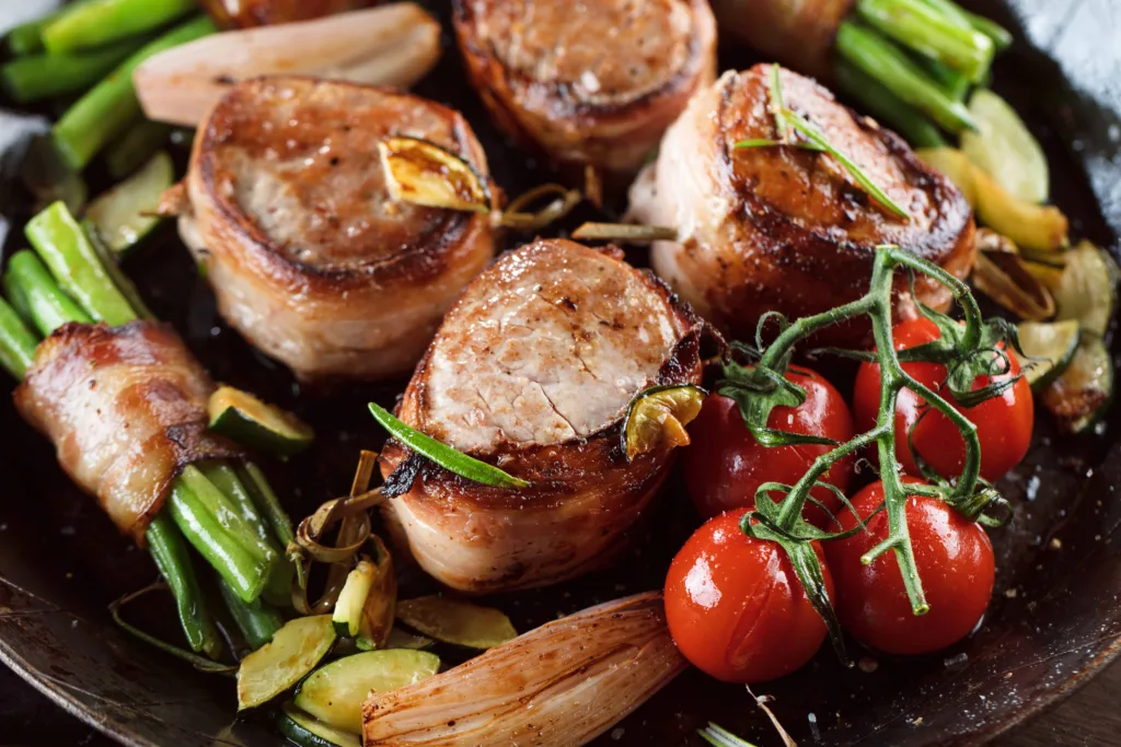 Pork Medallions at Le Fou Frog