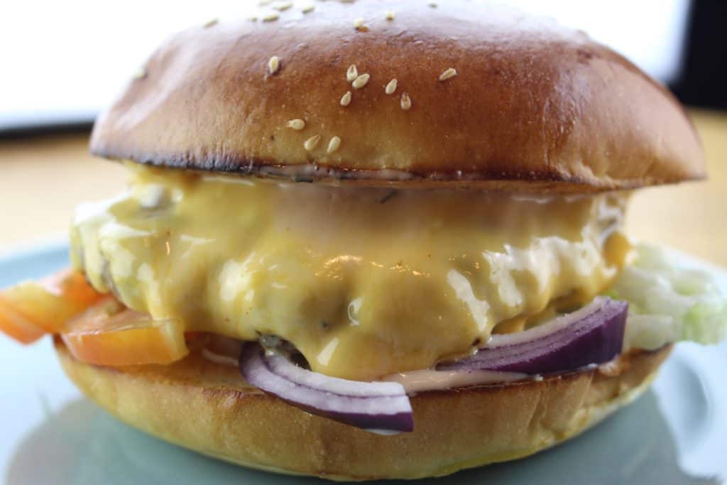 Charbroiled Burger at TK Burgers