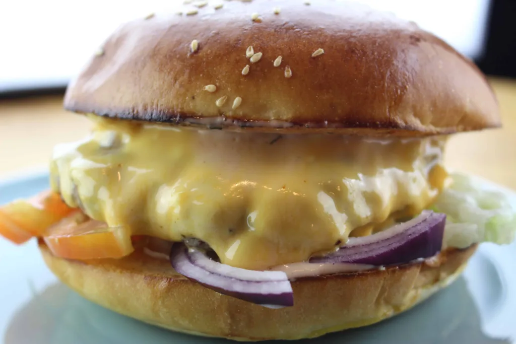 Charbroiled Burger at TK Burgers