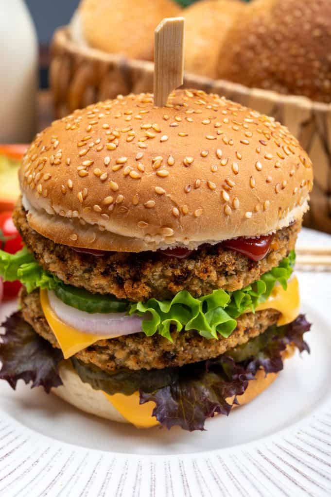 Vegan Burger at Nice Burger 100% Vegan