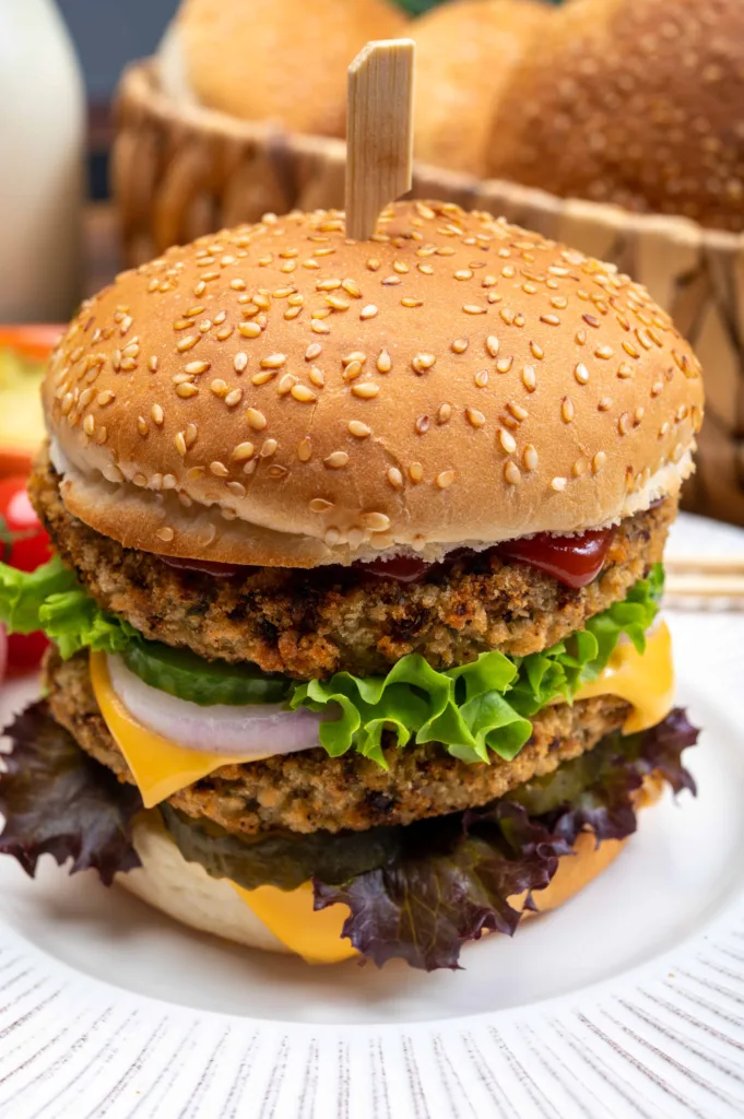 Vegan Burger at Nice Burger 100% Vegan