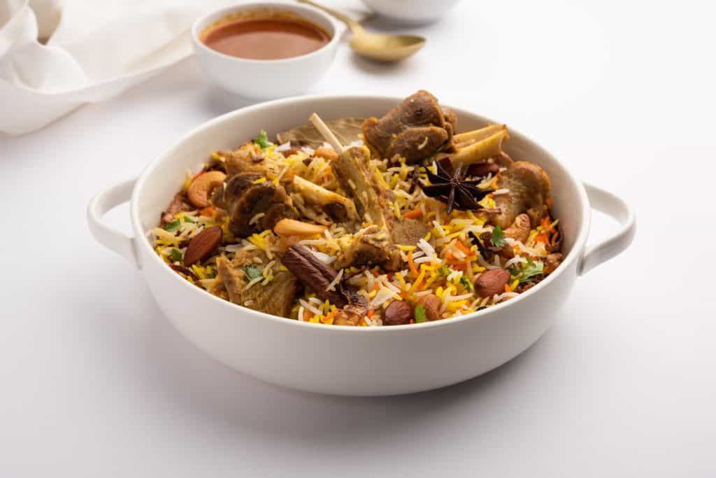 Lamb Biryani at India House Restaurant