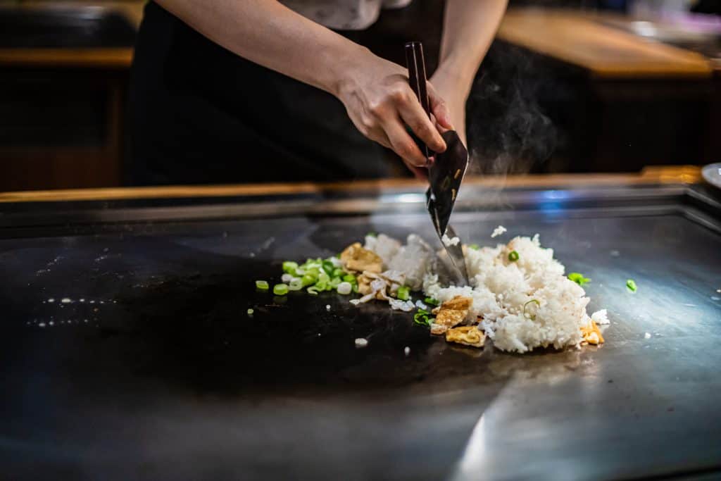 Hibachi Steak and Shrimp at Hayashi Japanese Steakhouse