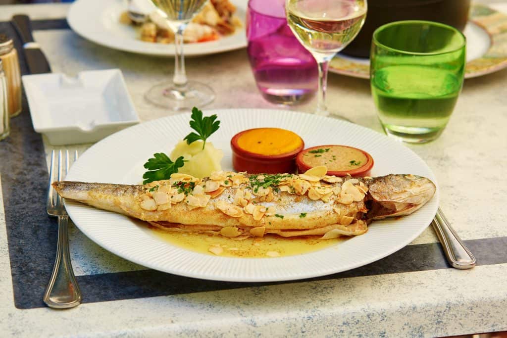 Grilled Trout at Larkspur Bistro & Bar