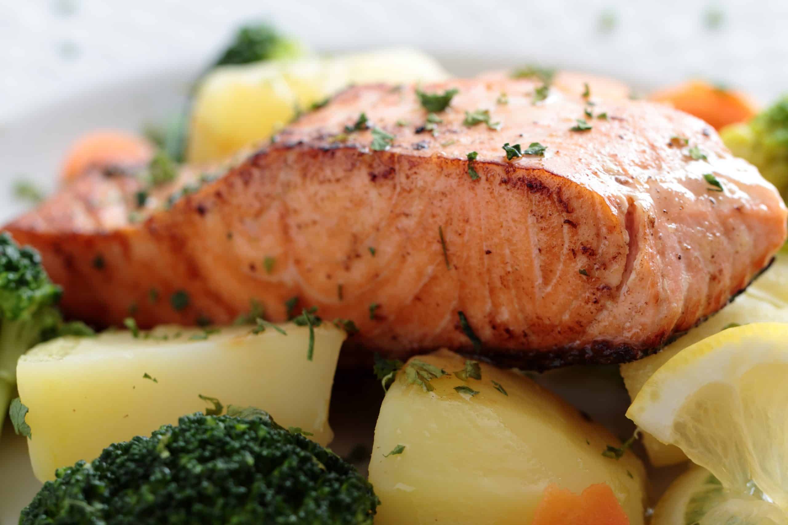Salmon at Pelican's