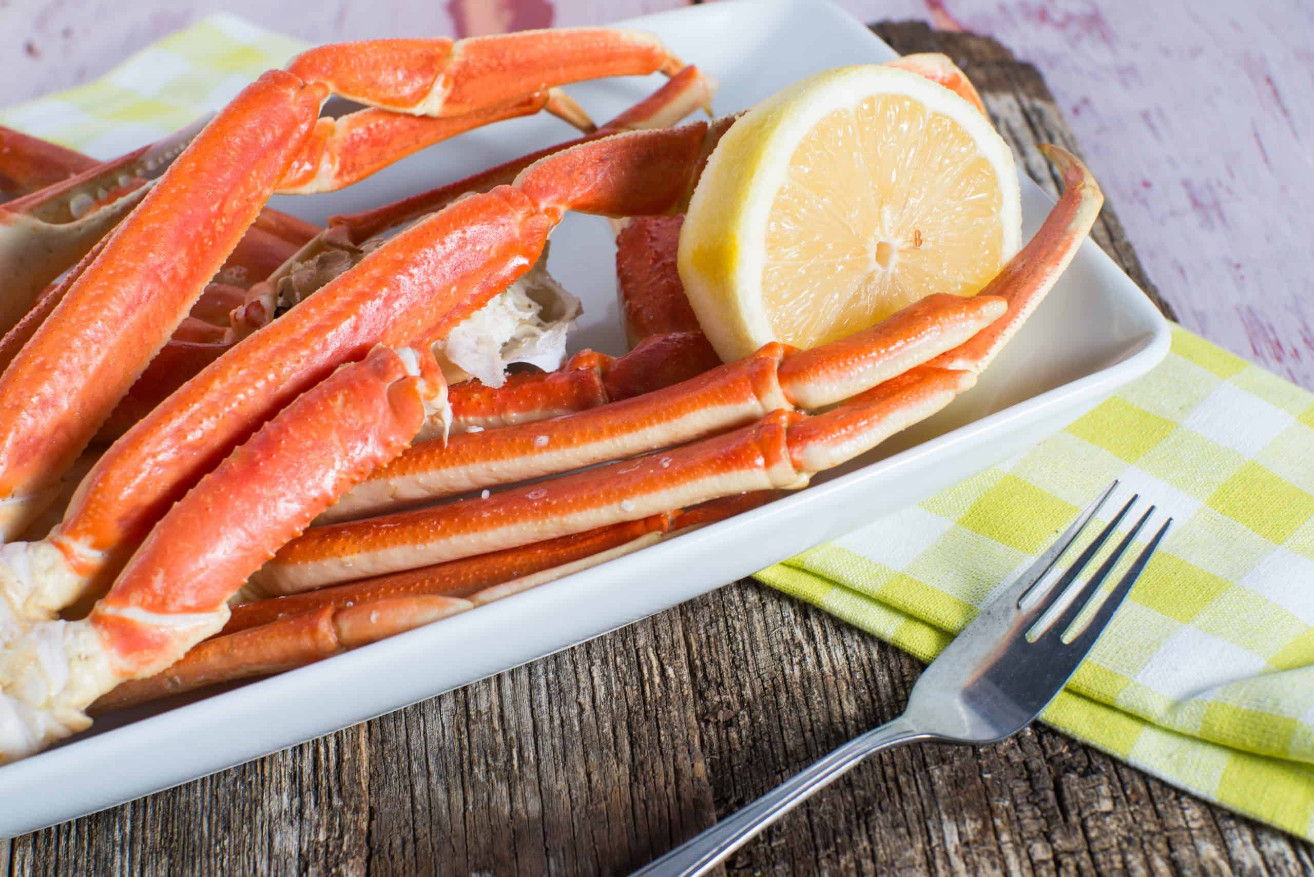 Snow Crab Legs at Down N Dirty Seafood Boil
