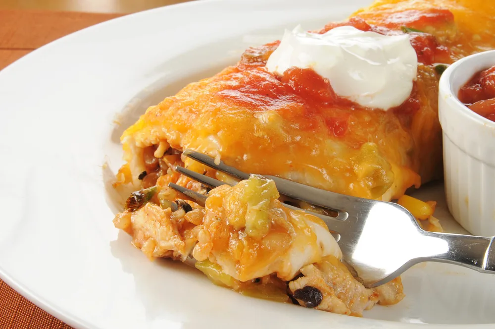 smothered burrito