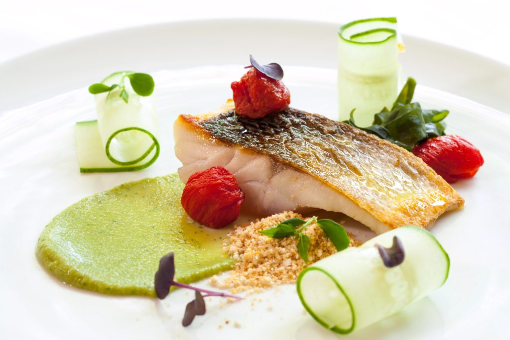 Sea Bass at Sensi Restaurant
