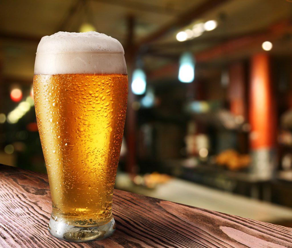 Beer at Cerveza Patagonia - one of the best restaurants in Bariloche.