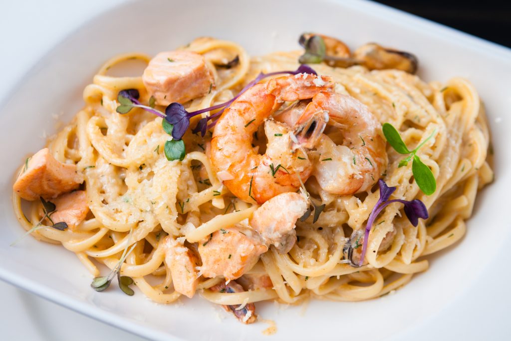 Seafood Pasta at O'Parrucchiano La Favorita