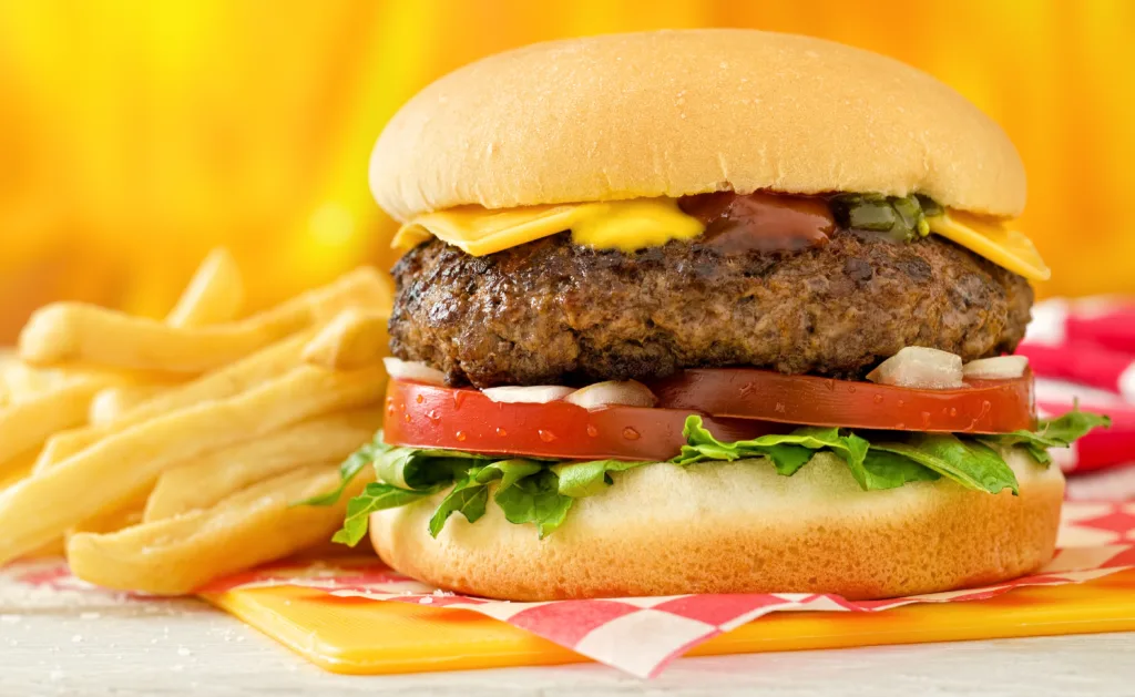 Cheeseburger at Corvino Supper Club