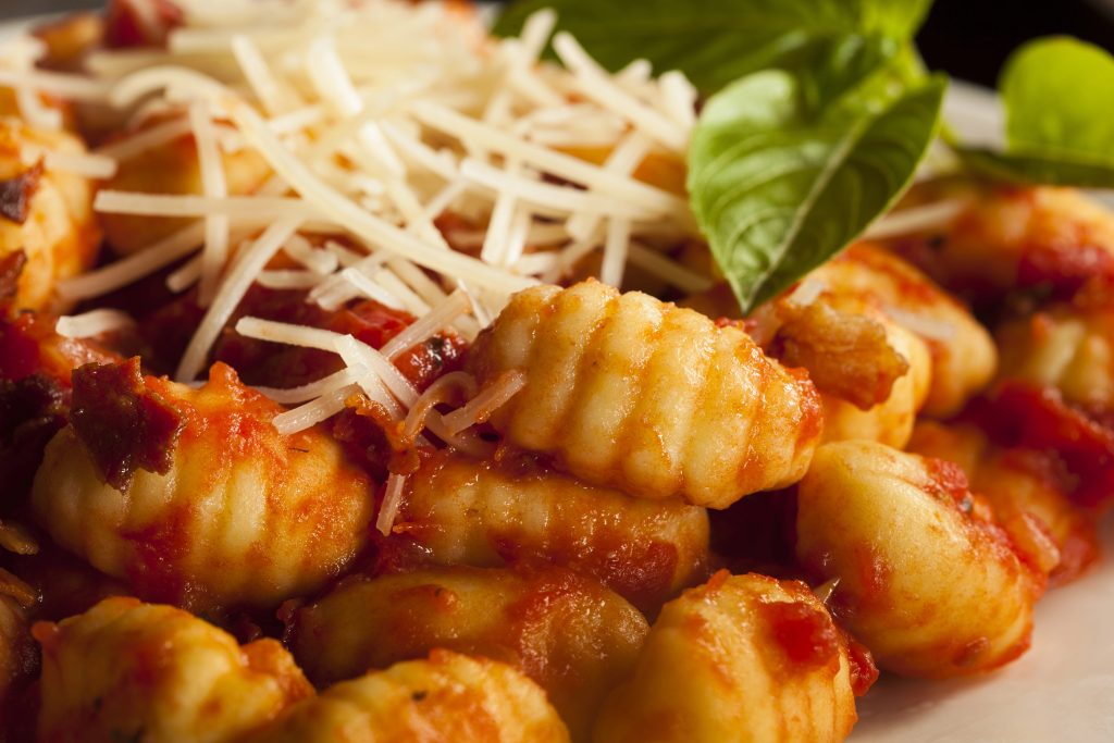 Gnocchi at Dining at Restaurante San Pietro
