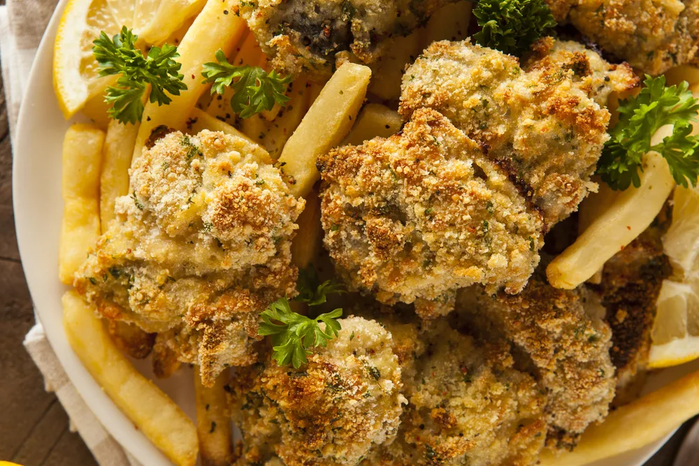 fried oysters