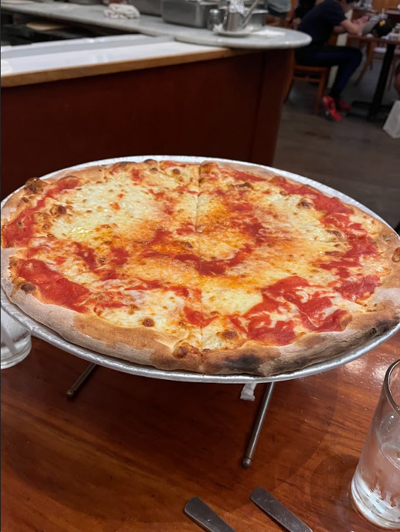 Pizza at John's of Times Square