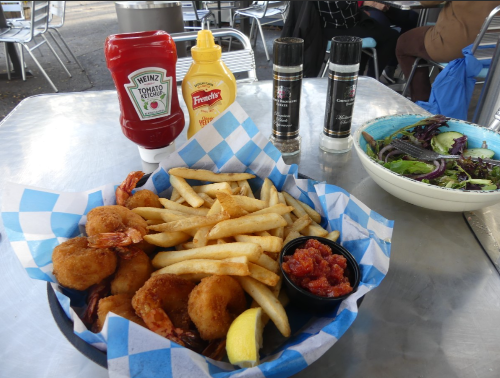 Shrimp Basket at Fifth Avenue Streatery