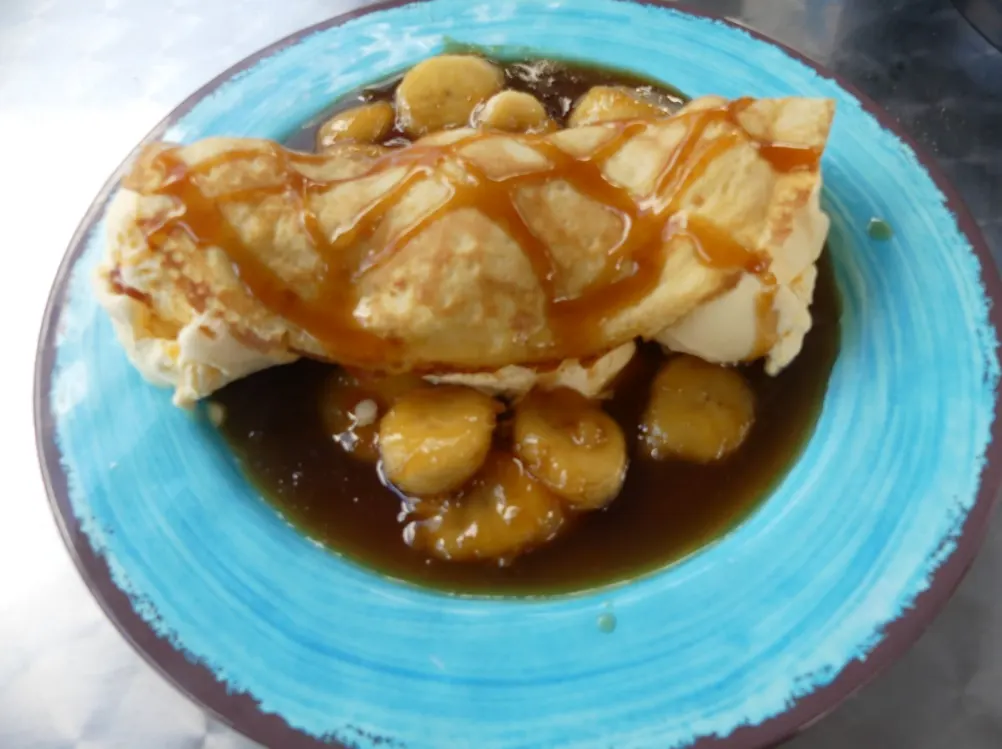 Banana Foster Crepe at Fifth Avenue Streatery