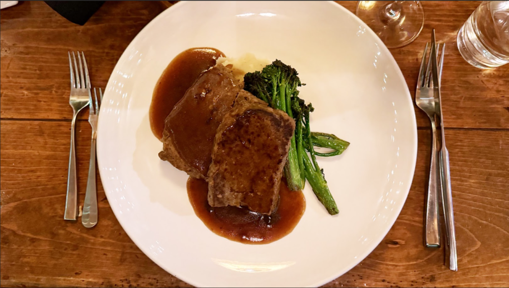 Game Meat Meatloaf at Seasons Restaurant