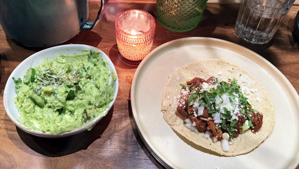 Carne Asada taco at The Camino