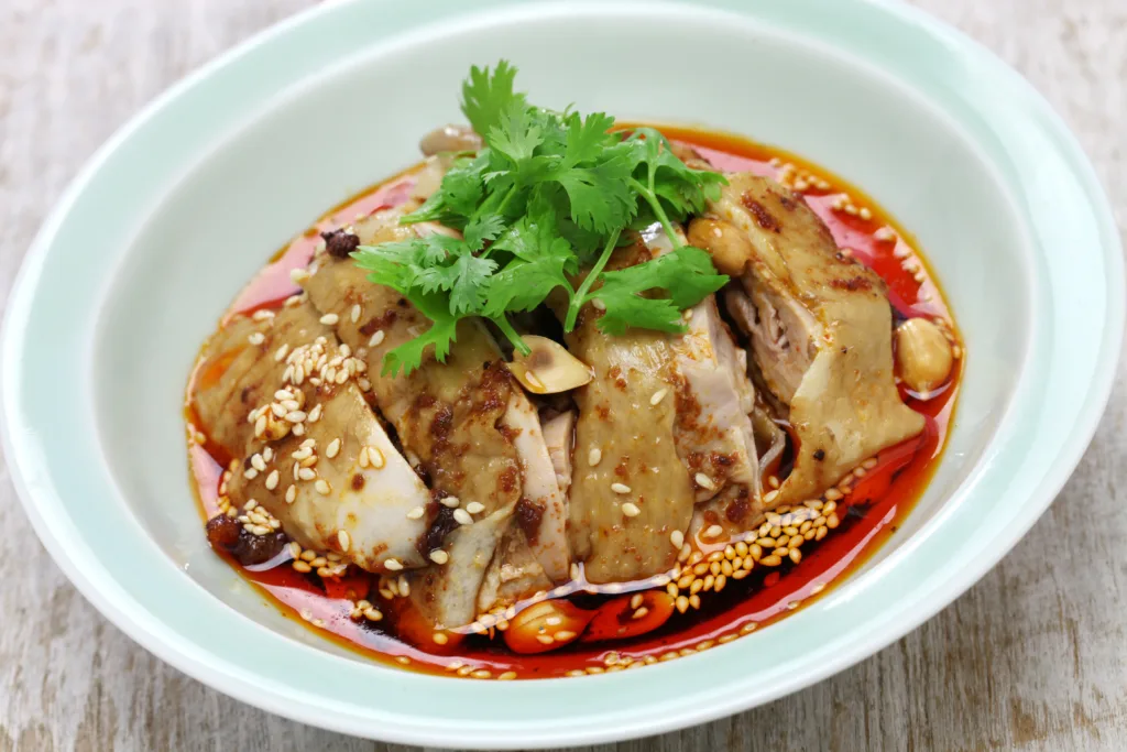 Saliva Chicken at Thai Garden Restaurant