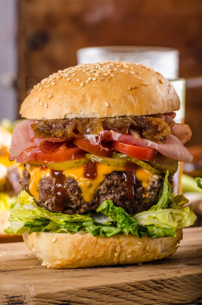Burger at Tavern Hall